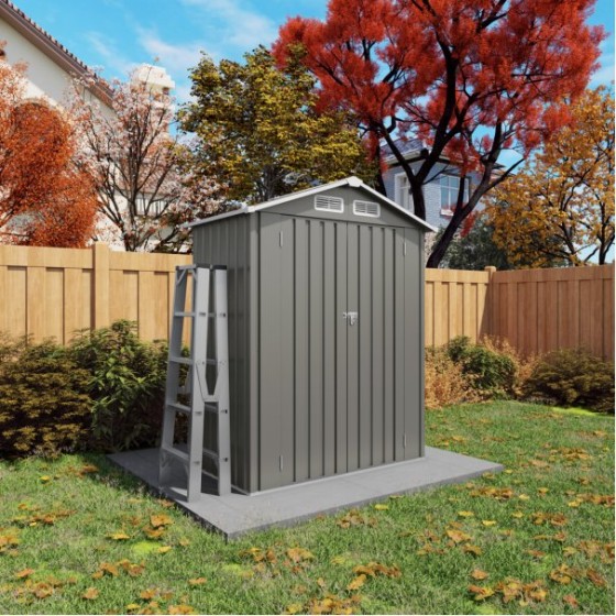 Outdoor Storage Shed 5x3FT Gable Roof